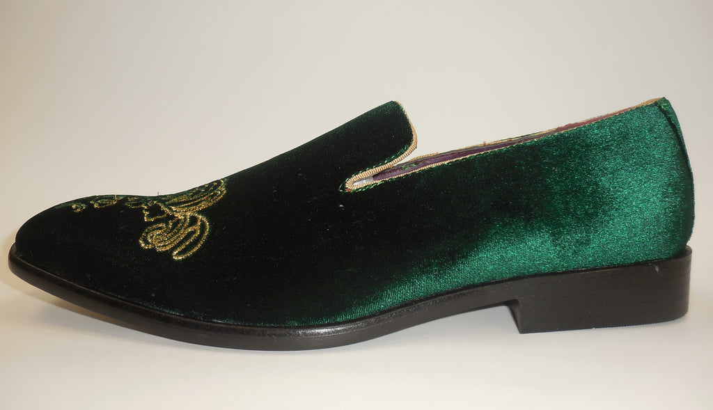 green dress shoes