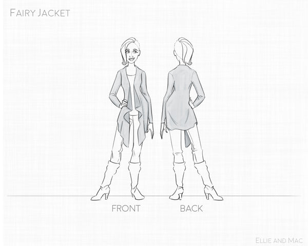 Womens Fairy Jacket Sewing Pattern