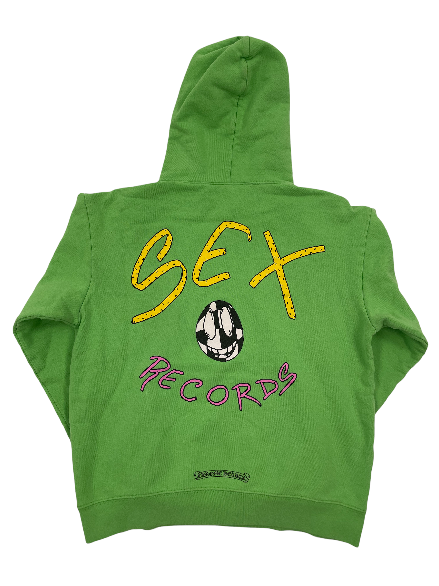 Chrome Hearts Matty Boy Sex Records Hooded Sweatshirt Green Pre 