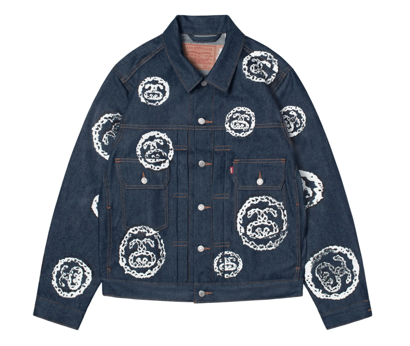 破格]Stussy Denim tears ミリタリーダウンハーフコート-