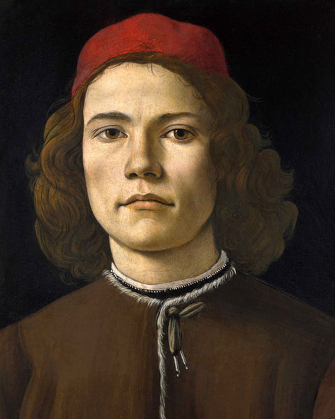 Sandro Botticelli - Portrait of a Young Man - art for home or office