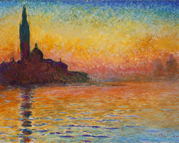  San Giorgio Maggiore at Dusk - Claude Monet - art for home