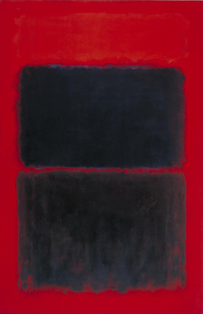Lichtrood over zwart - Mark Rothko