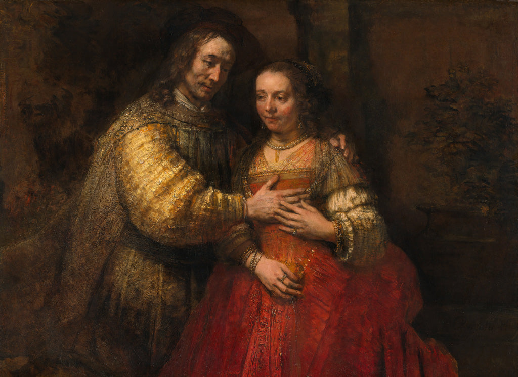 Het Joodse bruidje, Isaak en Rebekka (Rembrandt van Rijn)
