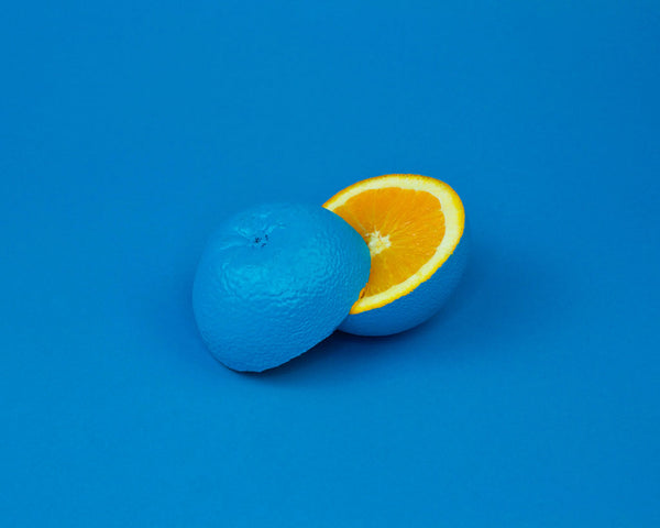 Blue orange - artwork for home or office