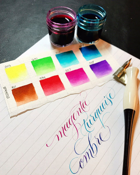 Ecoline colored ink