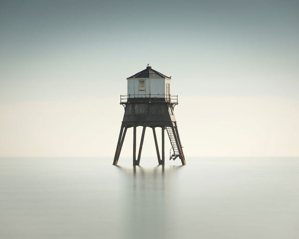 Minimalistic art photo with lighthouse - art fo your interior
