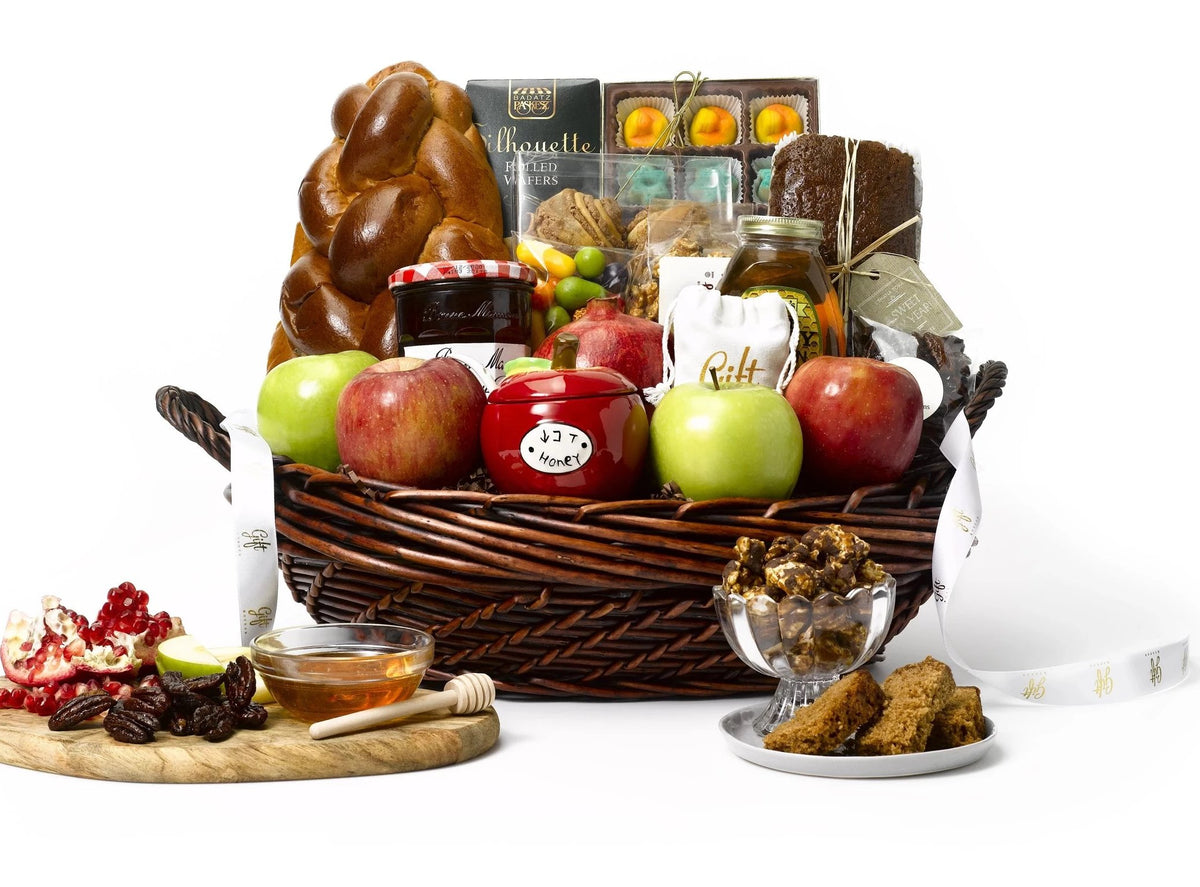 Abundant Rosh Hashanah Gift Basket Gift Kosher