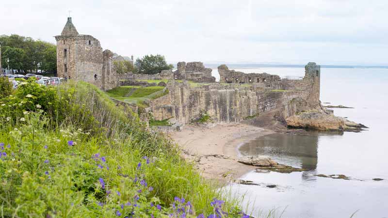 St Andrews Ruins and coastline