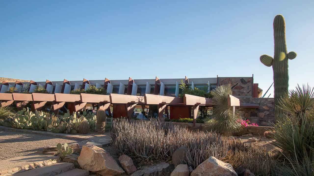 Taliesin West in the late afternoon sun