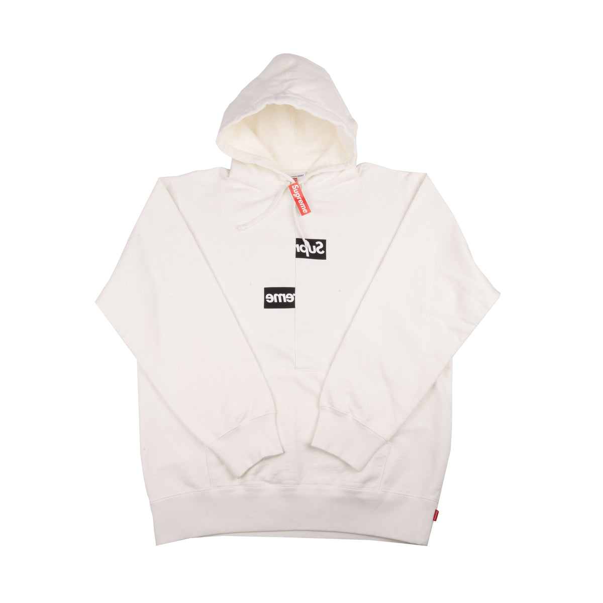 white bogo hoodie