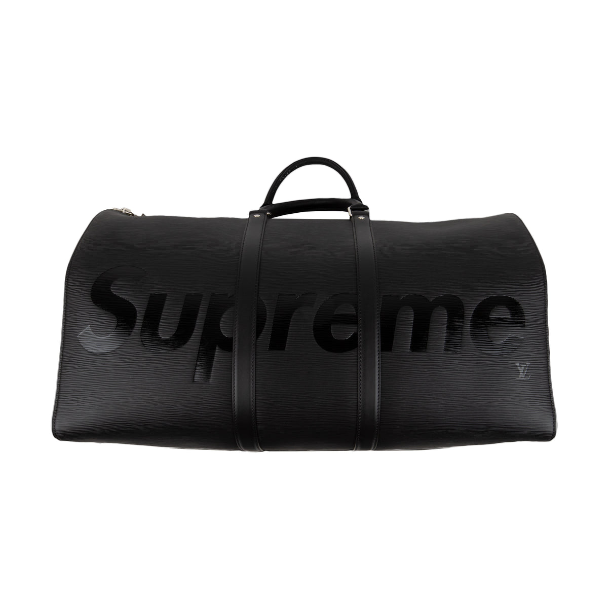 Supreme Black Louis Vuitton Duffle Bag – On The Arm