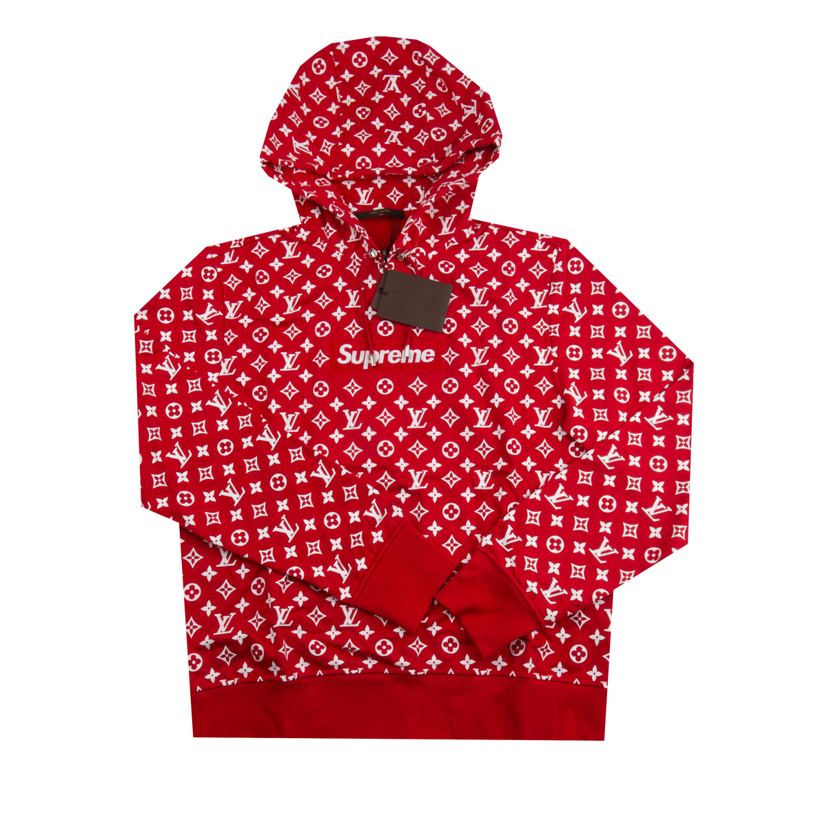 Louis Vuitton Supreme Snoopy Red Luxury Brand Hoodie For Men Women