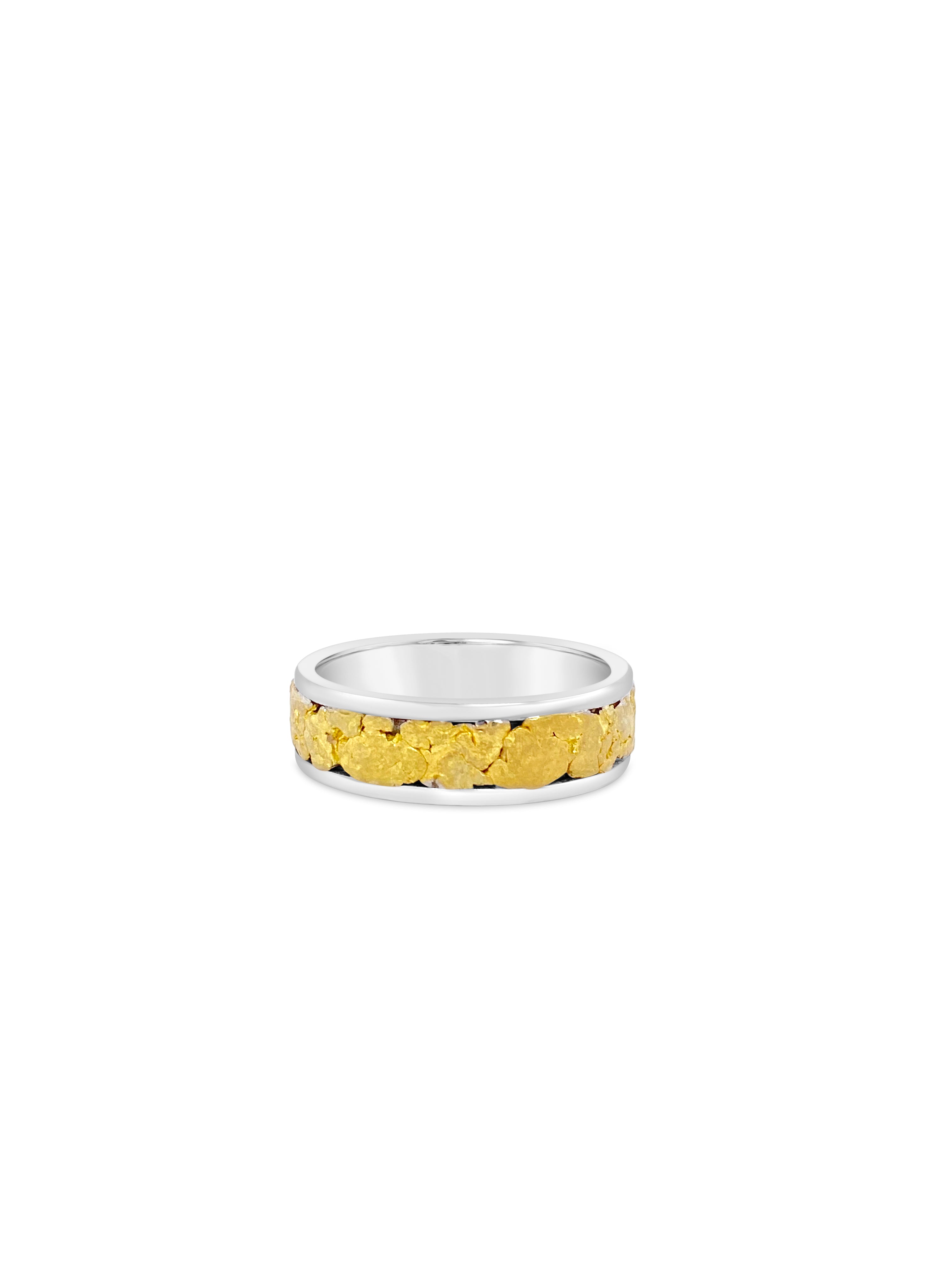 Gold Nugget Band Ring