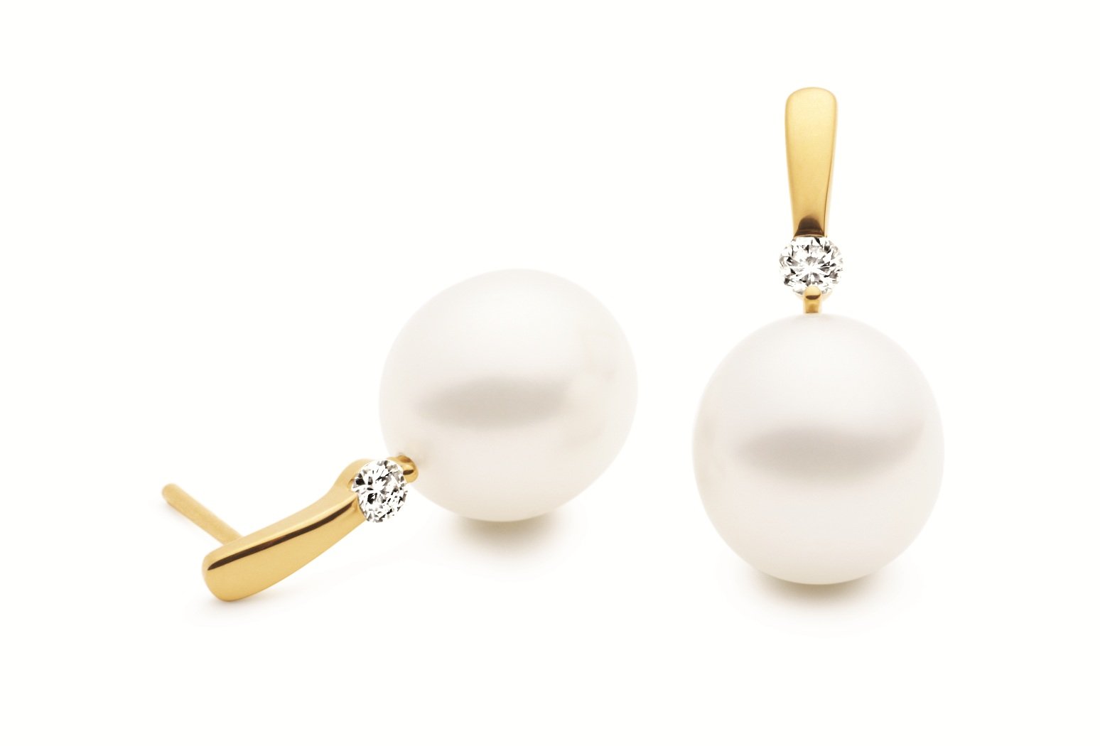 Kailis Simplicity Pearl & Diamond Earrings