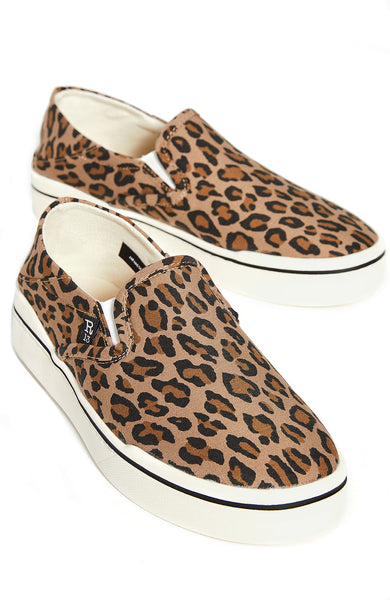 slip on leopard sneakers