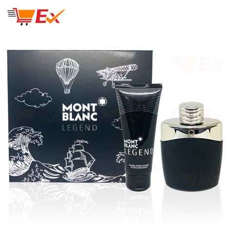 MONT BLANC LEGEND 100ml 2 PCS GIFT SET FOR MEN