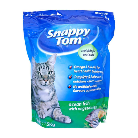 Snappy Tom Oceam Fish With Vegetabies 1.5 Kg