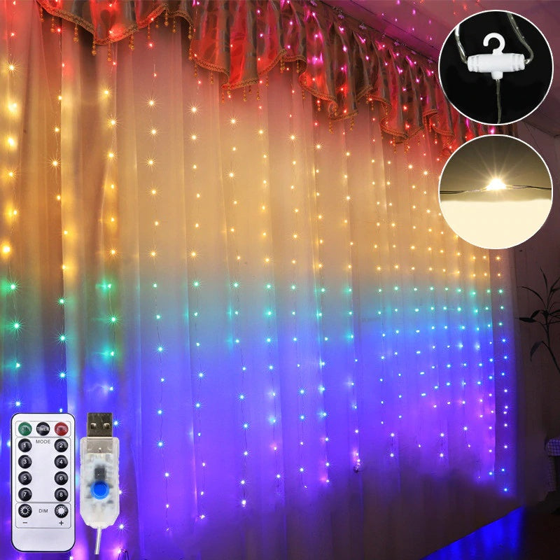 curtain battery lights