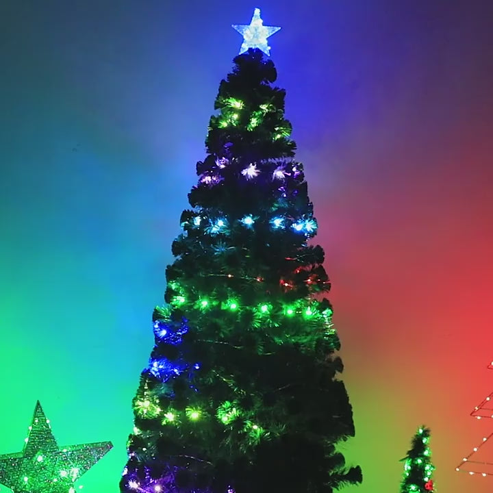 wire christmas tree lights