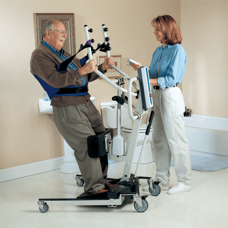 Invacare Reliant 350 Electric Stand Asisst Sit To Stand Patient Lift 350lb Dansons Medical 1389