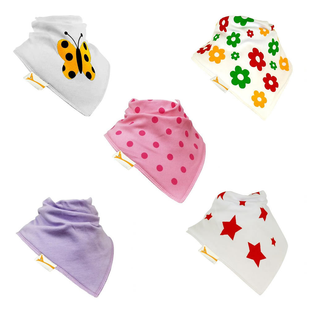 funky giraffe bandana bibs