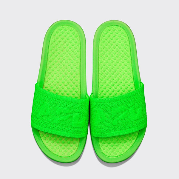 neon slides shoes