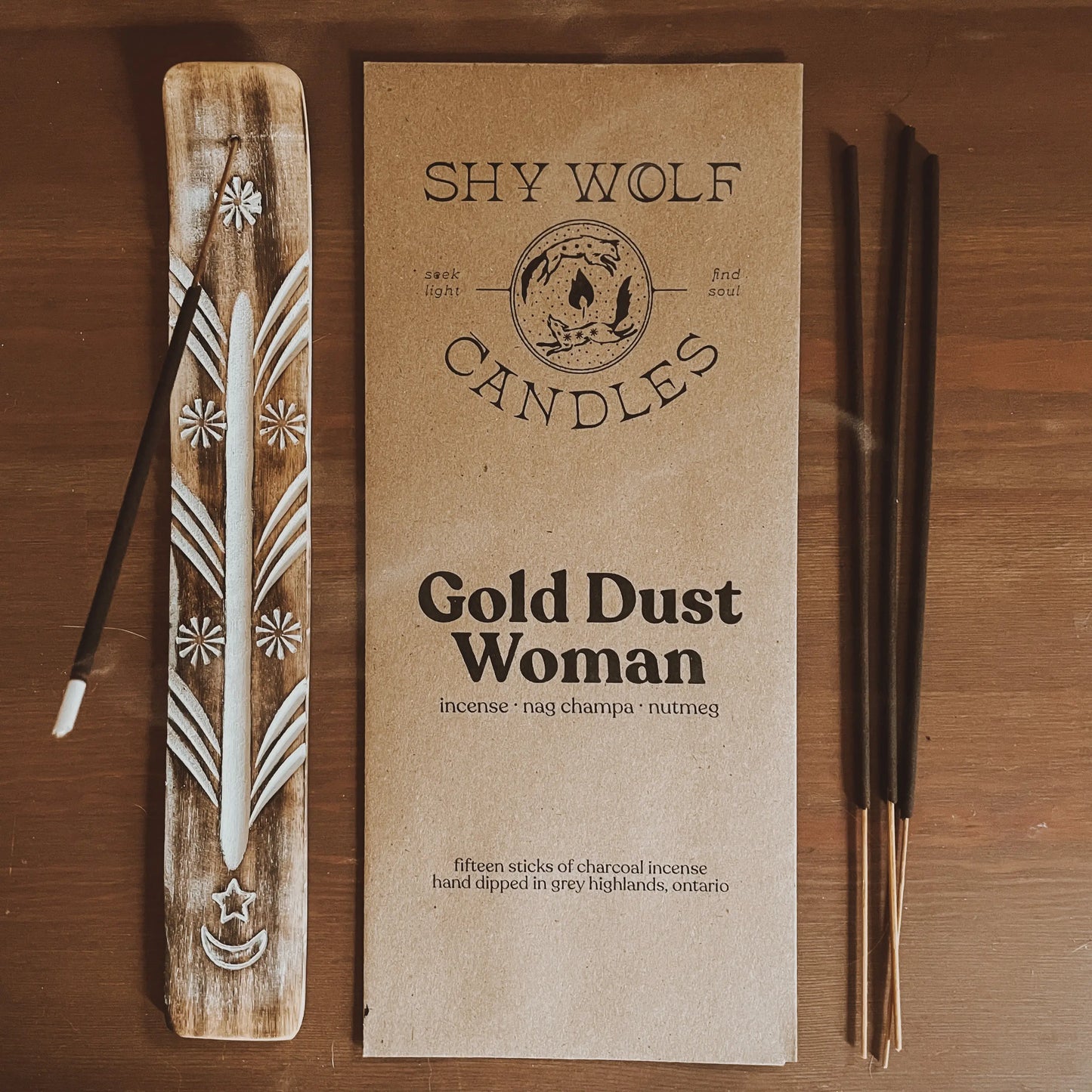 Incense Shy Wolf Gold Dust Woman
