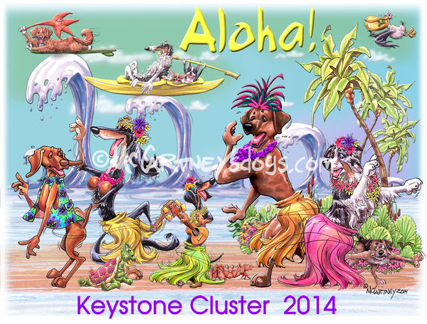 keystone cluster dog show aloha