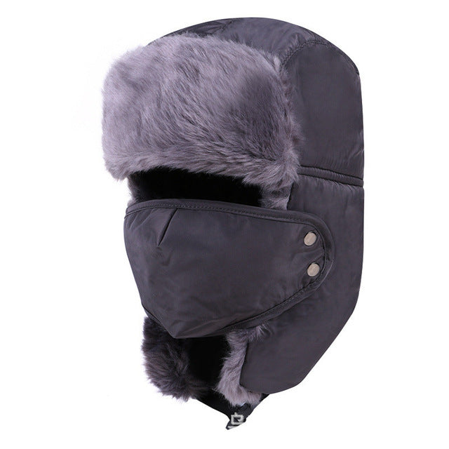 women's fur hat with ear flaps