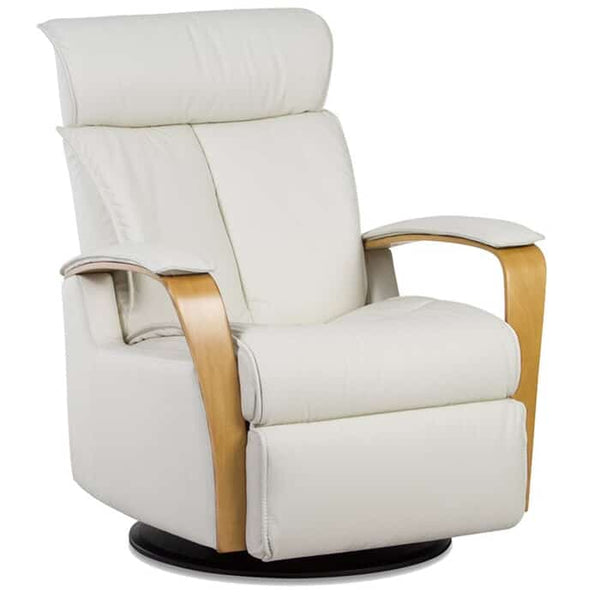 white leather rocker recliner