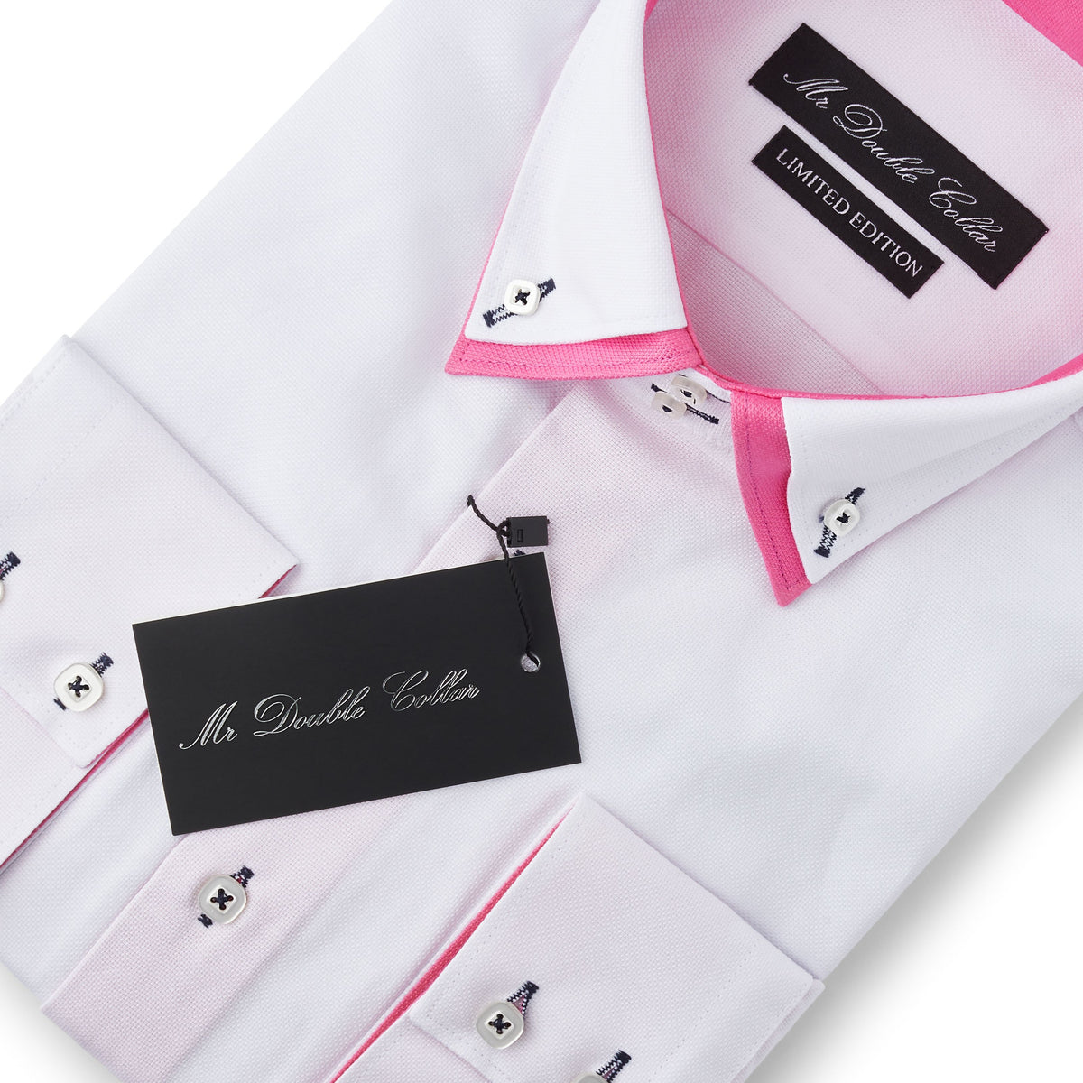 Mens Italian Design with Pink Shirt Smart Casual Double C –