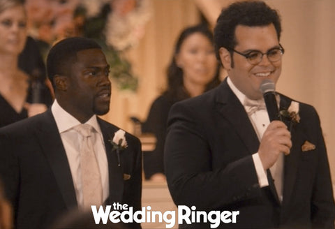 Kevin Hart & Josh Gad wear custom Mimi Fong neckwear in The Wedding Ringer.