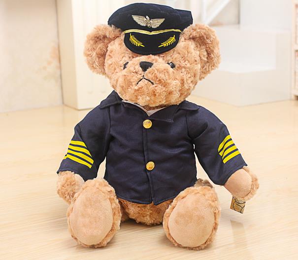 airline pilot teddy bear