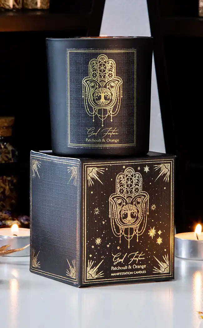 Esoteric Collection | Crystal Candle | Patchouli & Orange-Candle Magic-Tragic Beautiful