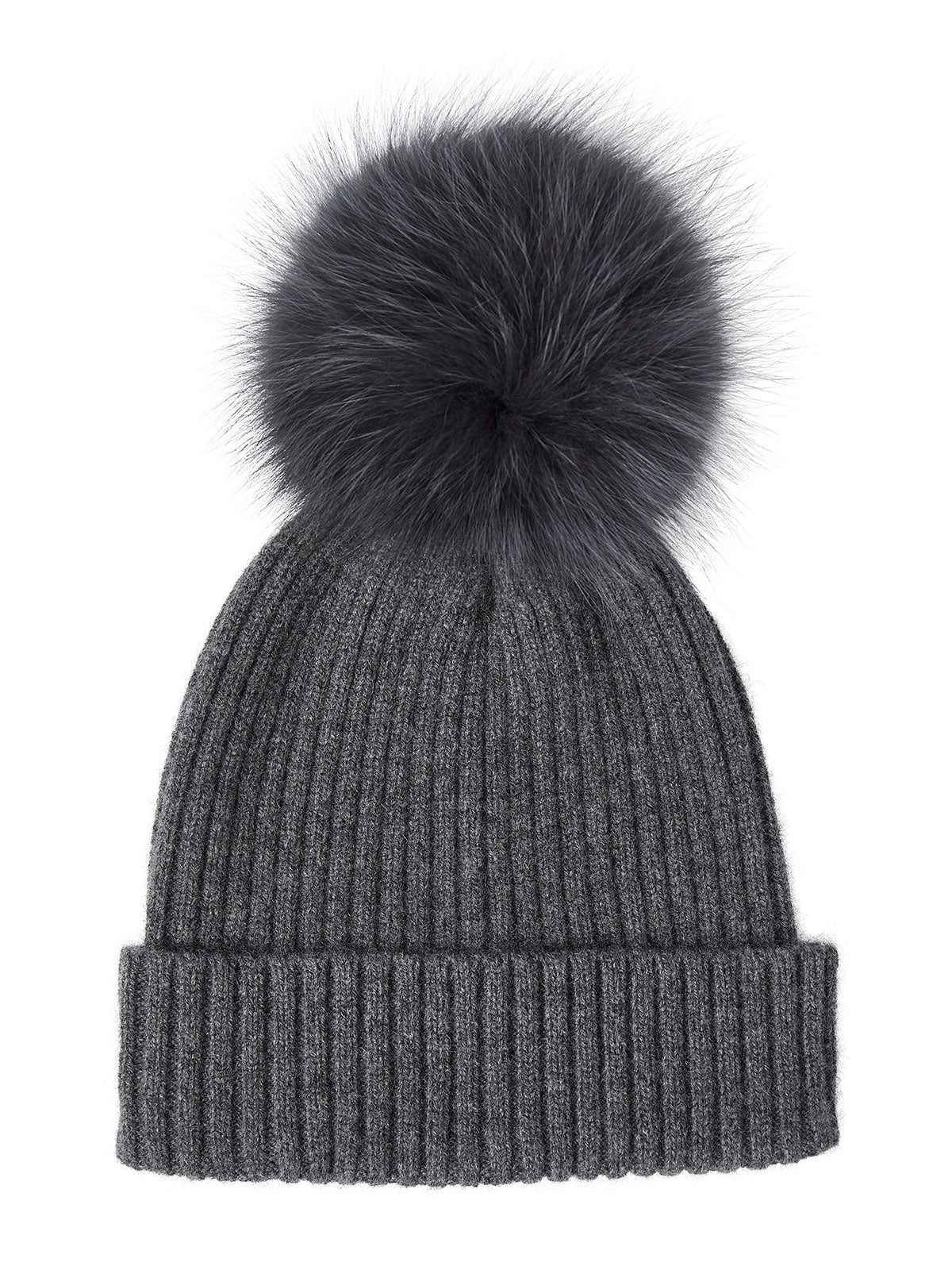 designer black pom pom hat