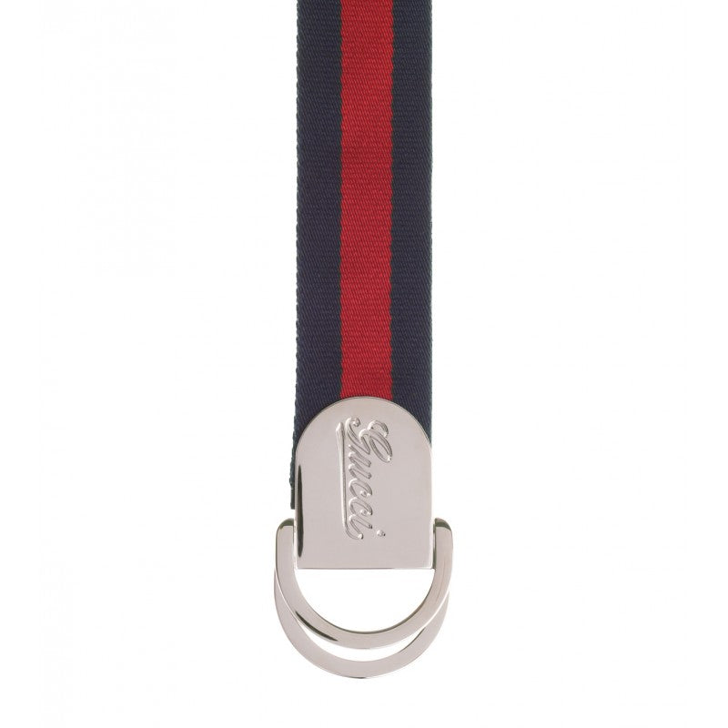 navy blue and red gucci belt