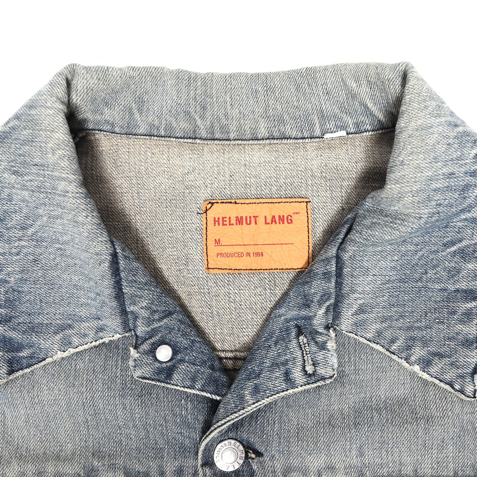 Helmut Lang 1998 Washed Blue Denim Jacket