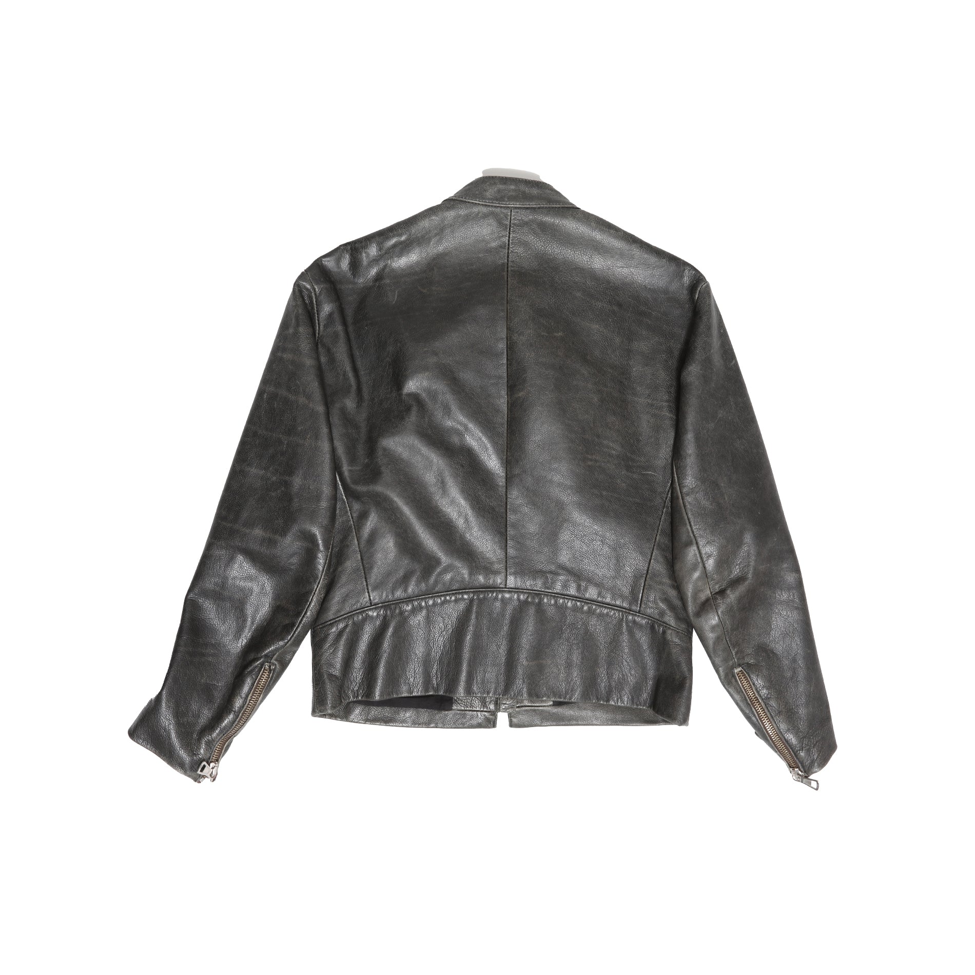 Maison Martin Margiela SS02 5-Zip Distressed Leather Jacket