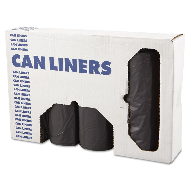 Boardwalk XX-Heavy-Grade Can Liners, 43x47, 56gal, 1.1mil, Gray, 25 Bags/RL, 4 Rolls/CT