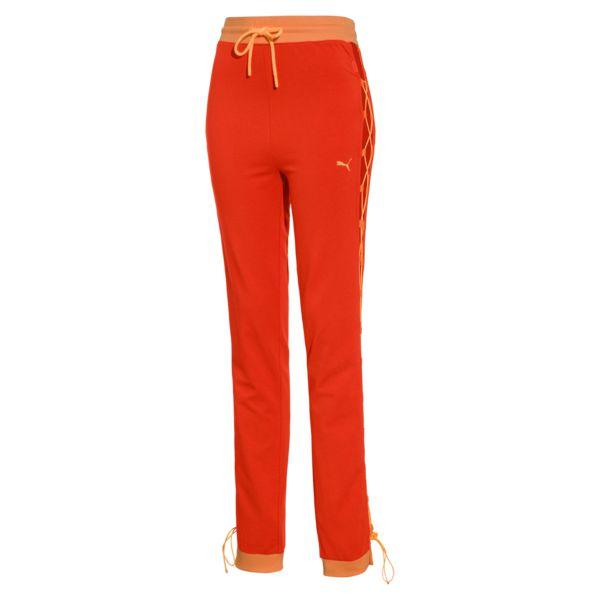 orange puma sweatpants