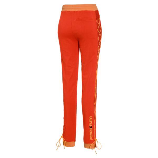 orange puma sweatpants