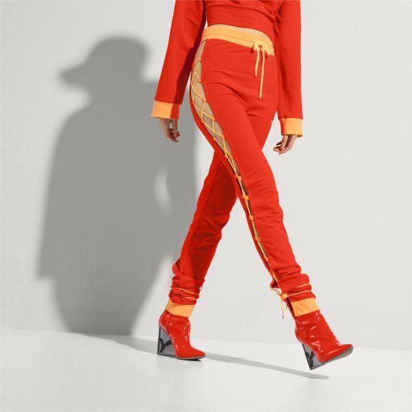 orange puma sweatpants