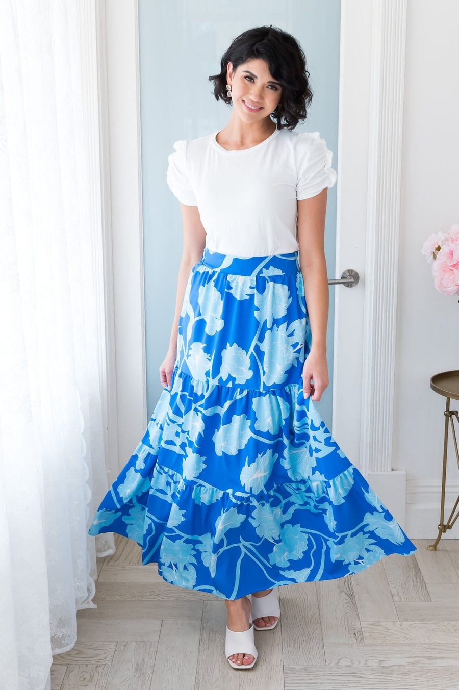 Blue Skies Maxi Skirt