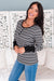 Complete Joy Modest Striped Top