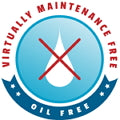 Virtually Maintenance Free Oil Free