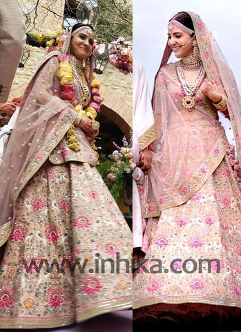 Inhka anushka sharma wedding lehenga