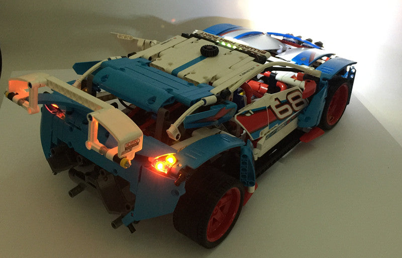 light up lego car