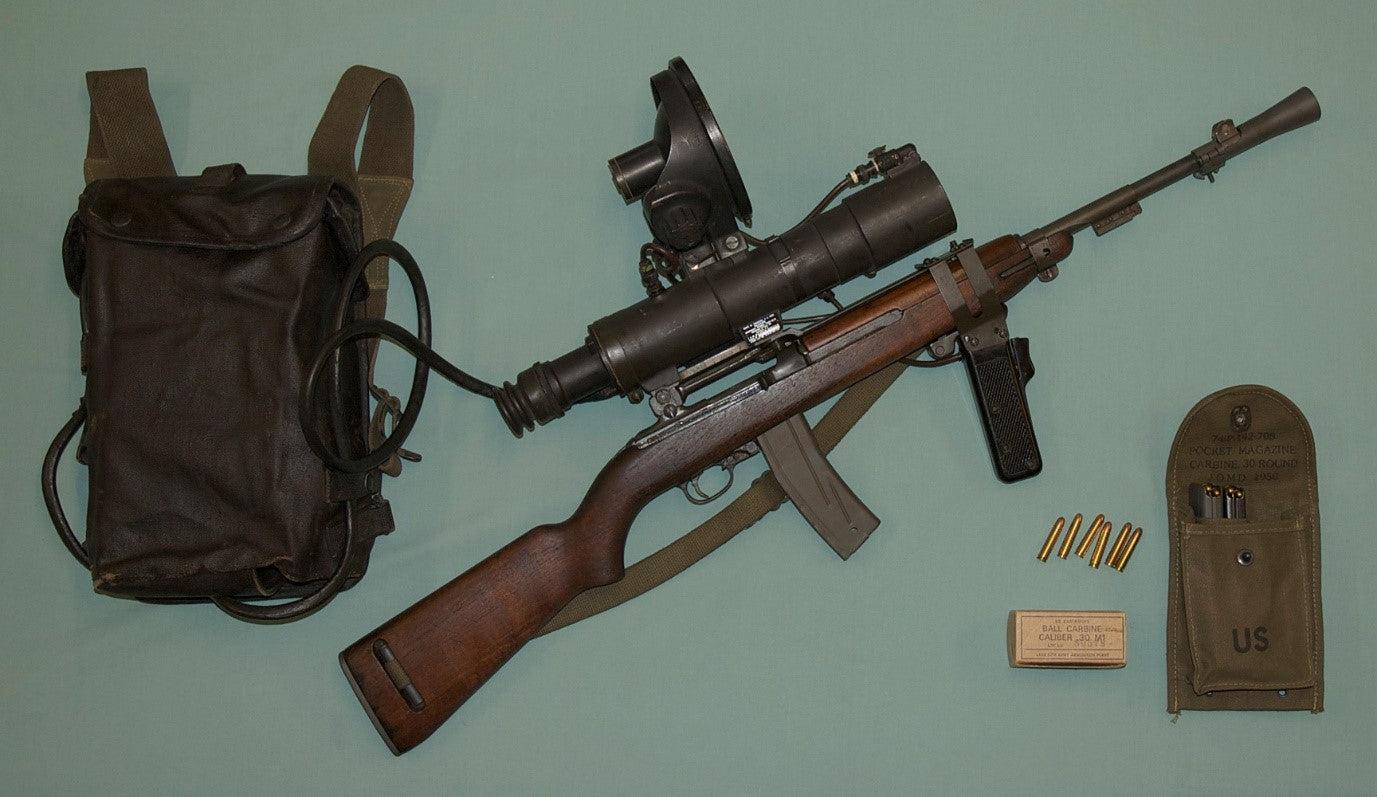 M3 Sniper Scope Fitted to an M1 Carbine