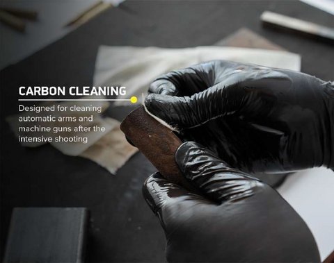 Carbon cleaning wipes